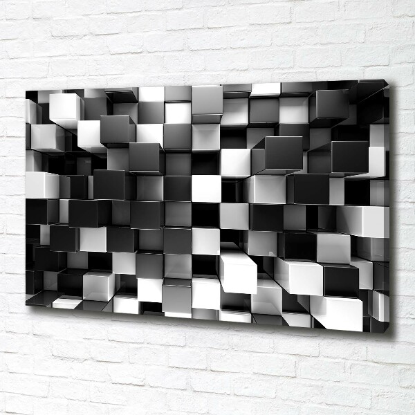Foto quadro su tela Astrazione cubica