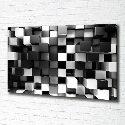 Foto quadro su tela Astrazione cubica