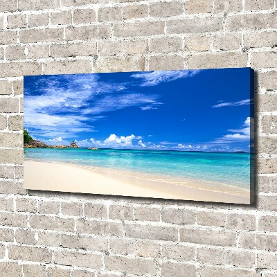 Quadro su tela Spiaggia tropicale