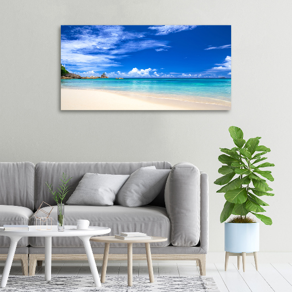 Quadro su tela Spiaggia tropicale