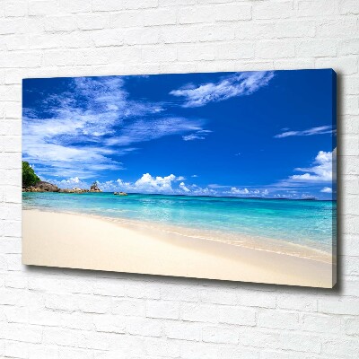 Quadro su tela Spiaggia tropicale