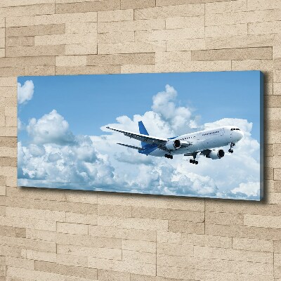 Foto quadro su tela Un aereo nel cielo