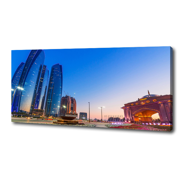 Foto quadro su tela Le strade di Abu Dhabi