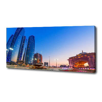 Foto quadro su tela Le strade di Abu Dhabi