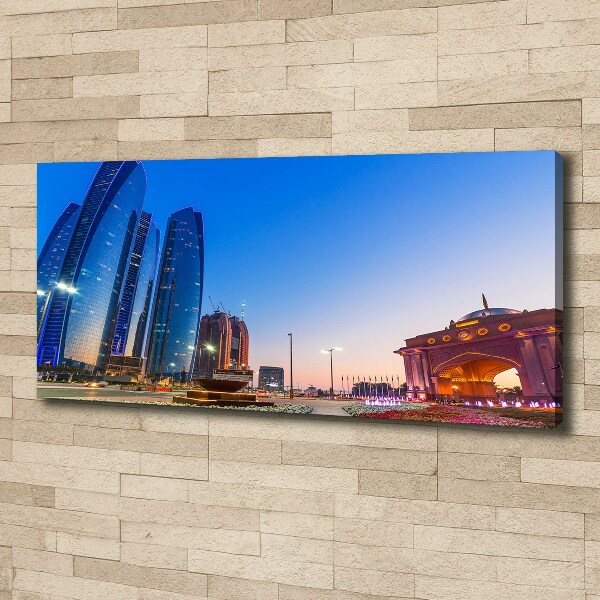 Foto quadro su tela Le strade di Abu Dhabi