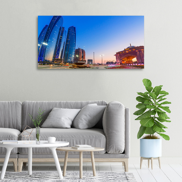 Foto quadro su tela Le strade di Abu Dhabi