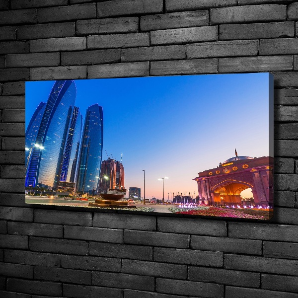 Foto quadro su tela Le strade di Abu Dhabi