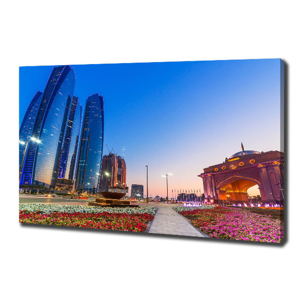 Foto quadro su tela Le strade di Abu Dhabi