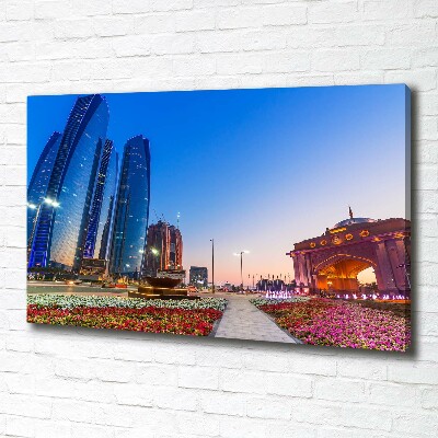 Foto quadro su tela Le strade di Abu Dhabi