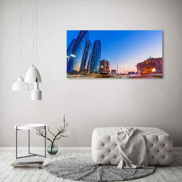 Foto quadro su tela Le strade di Abu Dhabi