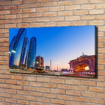 Foto quadro su tela Le strade di Abu Dhabi