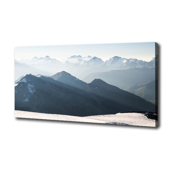 Foto quadro su tela Cime montuose