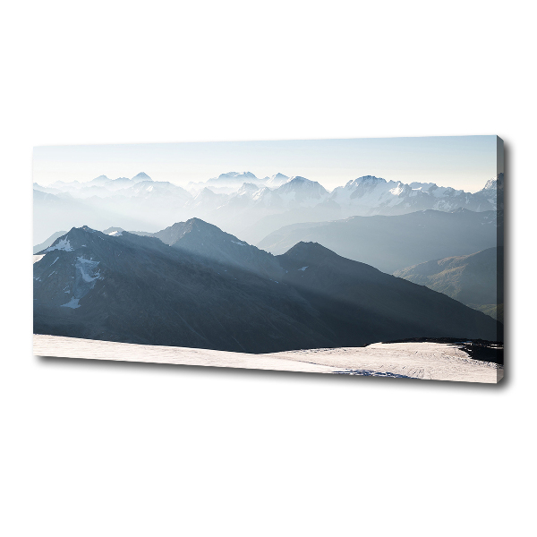 Foto quadro su tela Cime montuose