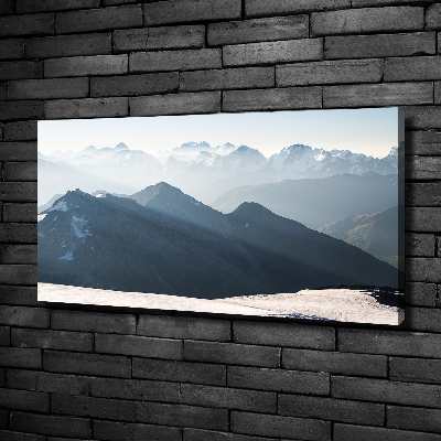 Foto quadro su tela Cime montuose