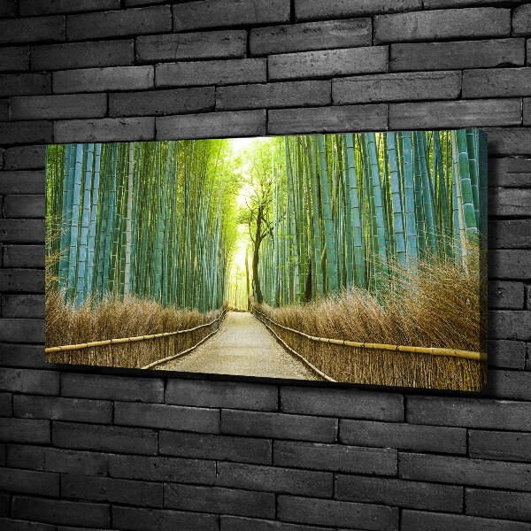 Quadro stampa su tela Foresta di bambù