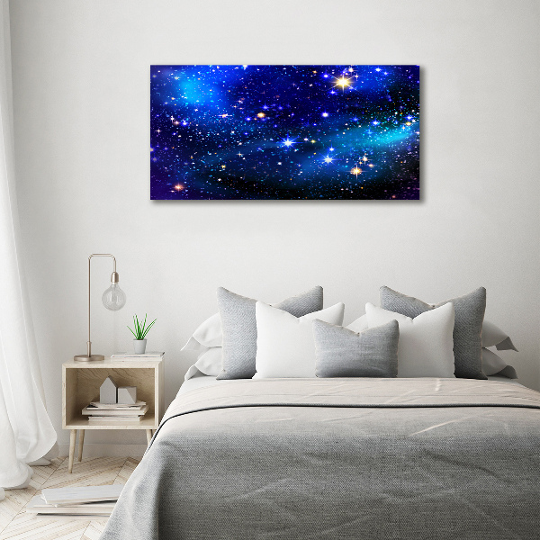 Quadro stampa su tela Cielo stellato