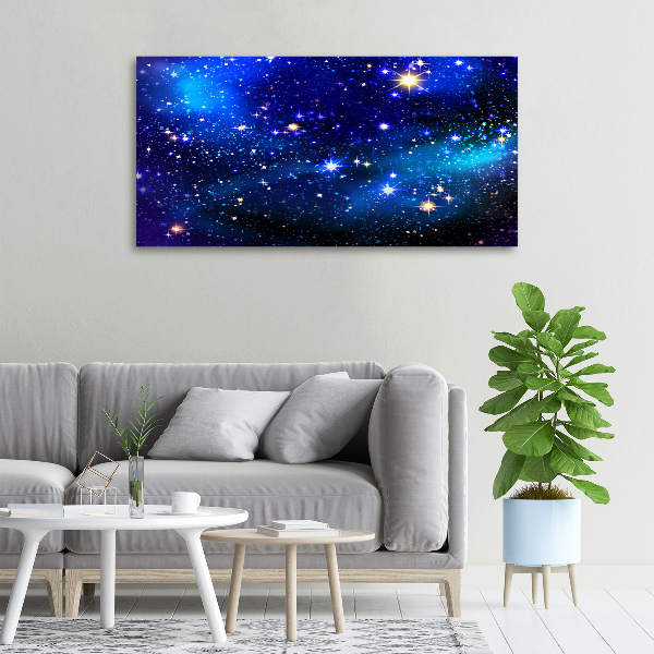 Quadro stampa su tela Cielo stellato