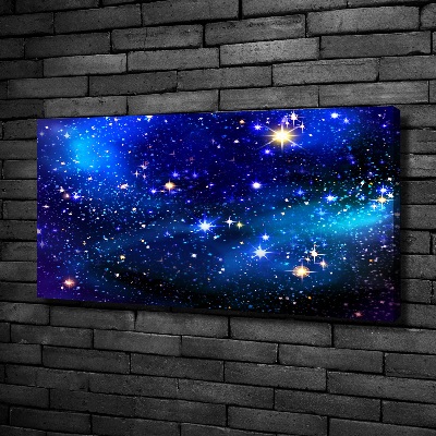 Quadro stampa su tela Cielo stellato