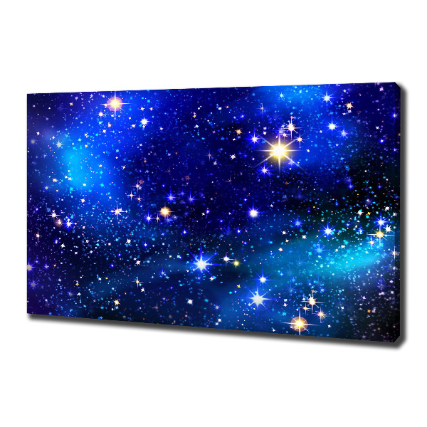 Quadro stampa su tela Cielo stellato