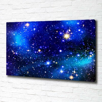 Quadro stampa su tela Cielo stellato