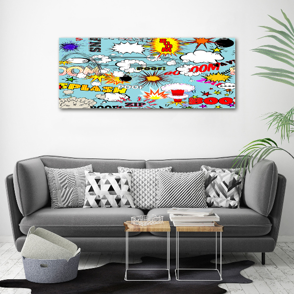 Quadro su tela Fumetti