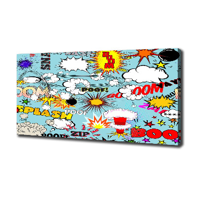 Quadro su tela Fumetti