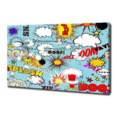 Quadro su tela Fumetti