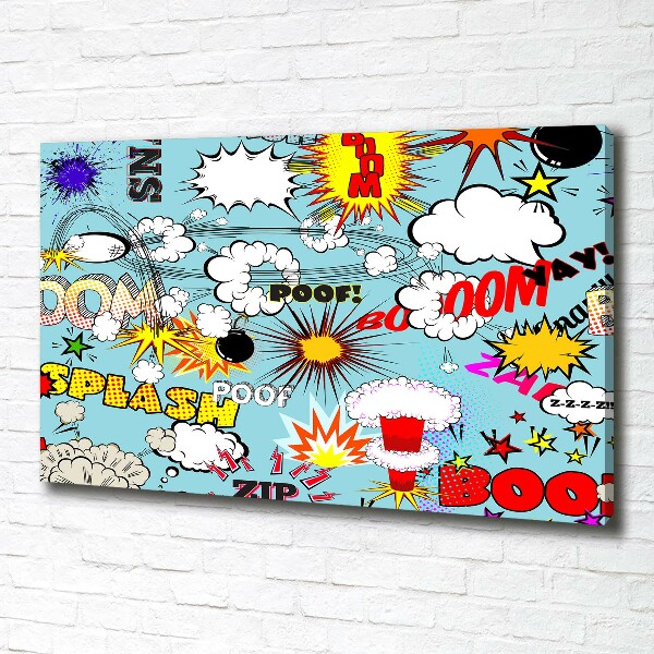 Quadro su tela Fumetti