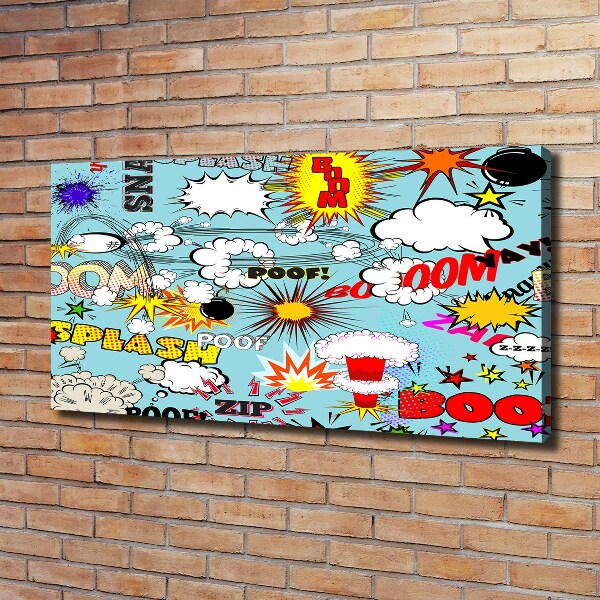 Quadro su tela Fumetti