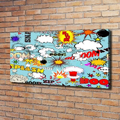 Quadro su tela Fumetti
