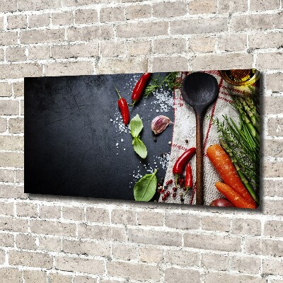 Foto quadro su tela Ingredienti