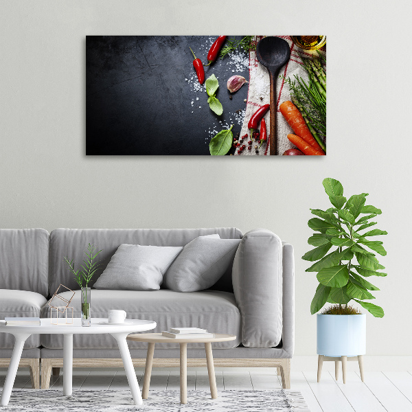 Foto quadro su tela Ingredienti