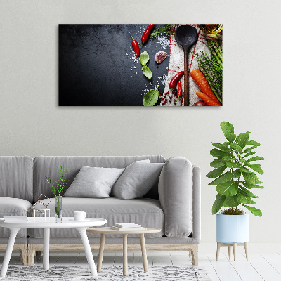 Foto quadro su tela Ingredienti