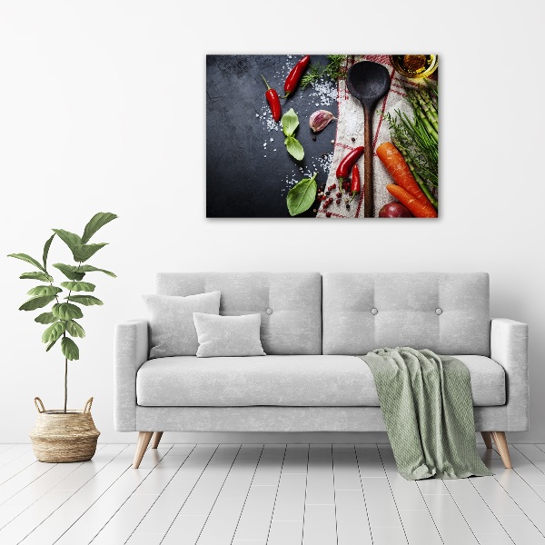 Foto quadro su tela Ingredienti