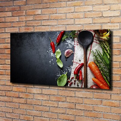 Foto quadro su tela Ingredienti