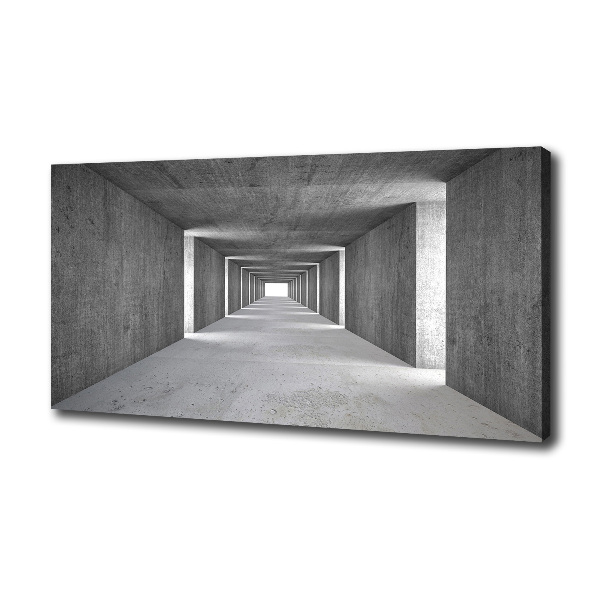 Foto quadro su tela Tunnel in cemento