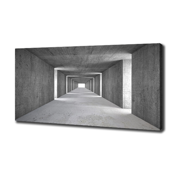 Foto quadro su tela Tunnel in cemento