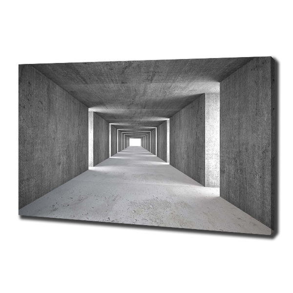 Foto quadro su tela Tunnel in cemento