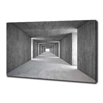 Foto quadro su tela Tunnel in cemento
