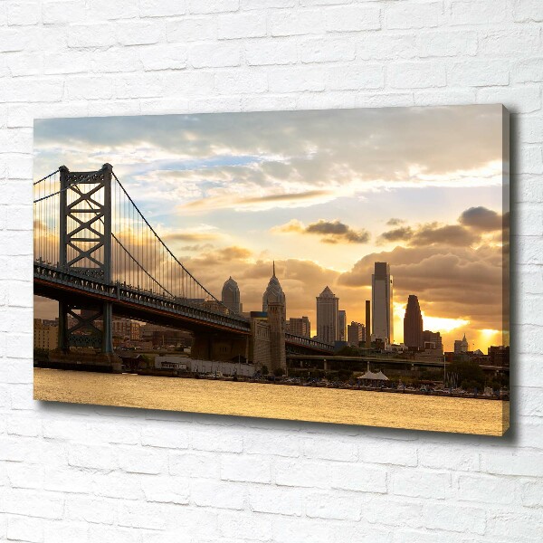Foto quadro su tela Ponte di Filadelfia