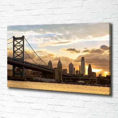 Foto quadro su tela Ponte di Filadelfia