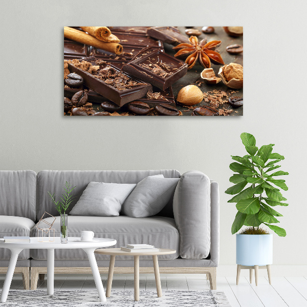 Quadro stampa su tela Cioccolato