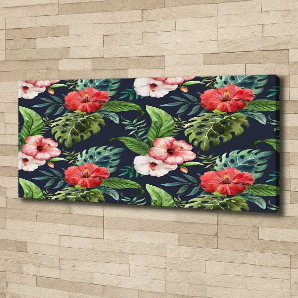 Quadro su tela Fiori tropicali