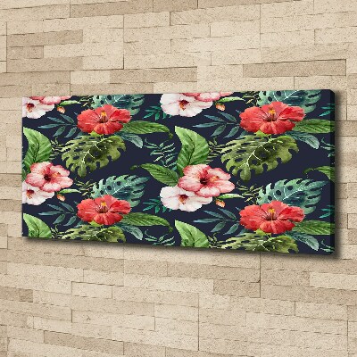 Quadro su tela Fiori tropicali