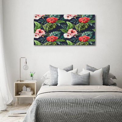 Quadro su tela Fiori tropicali