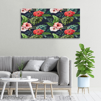 Quadro su tela Fiori tropicali