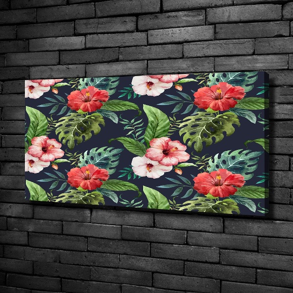 Quadro su tela Fiori tropicali