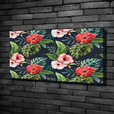 Quadro su tela Fiori tropicali