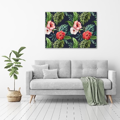 Quadro su tela Fiori tropicali