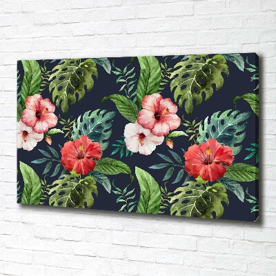 Quadro su tela Fiori tropicali